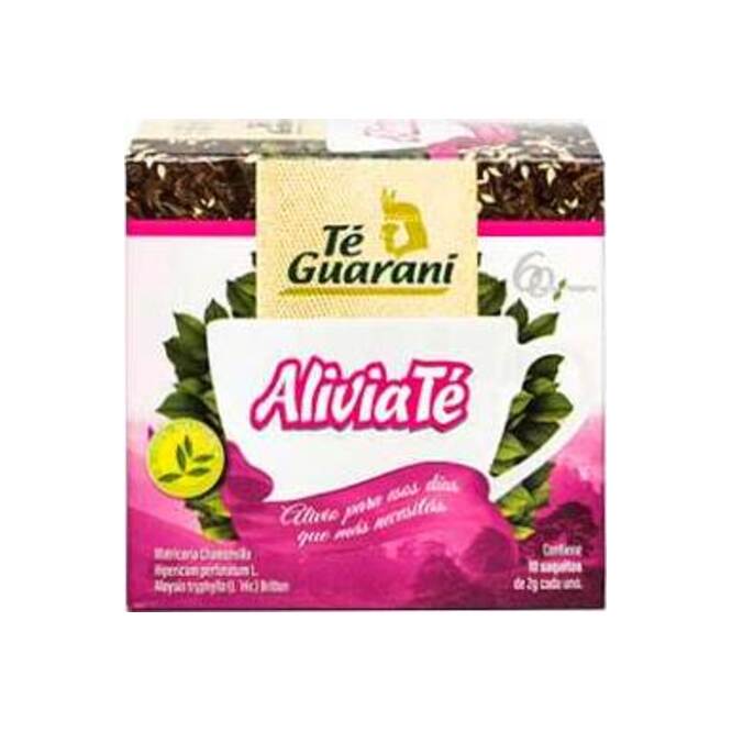Té medicinal en saco aliviate Té Guaraní 10 unidades
