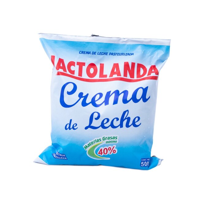Crema de leche sachet Lactolanda 500 ml