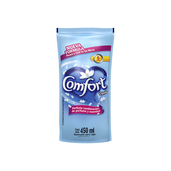 SUAVIZANTE P/ROPA COMFORT CLASSIC 450ML