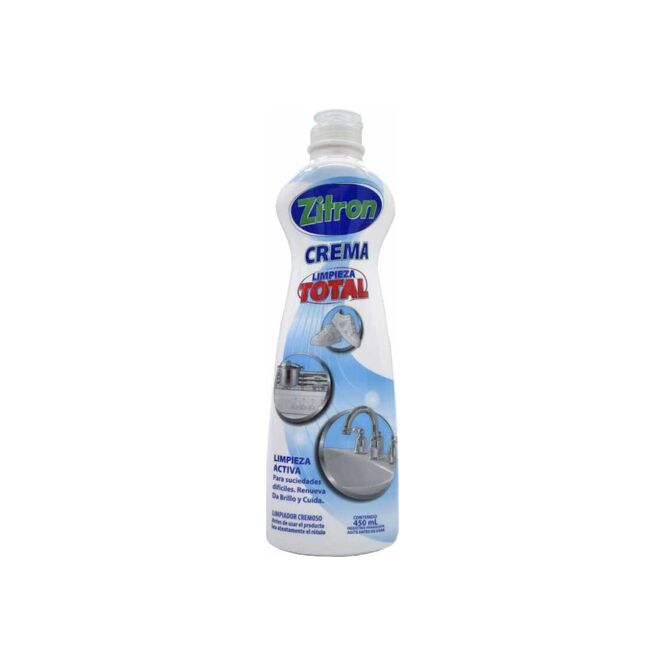 Limpiador para Metales Cremoso Zitron 450 ml