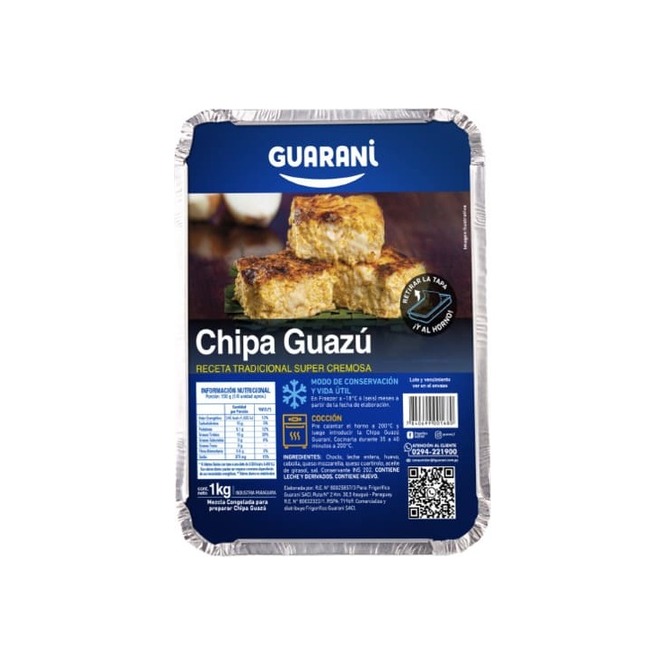 Chipa guazú Guaraní 1 kilo