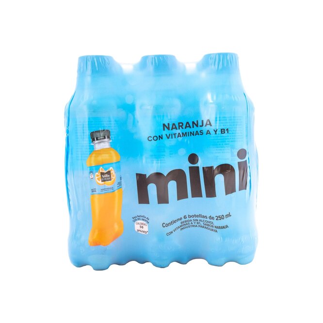 Jugo sabor naranja pack 6 unidades Fresh Del Valle 250 ml