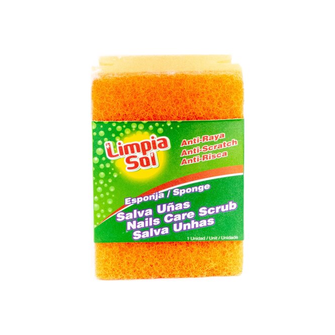 ESPONJA DOBLE USO ANTI RAYA 24X12 LIMPIA