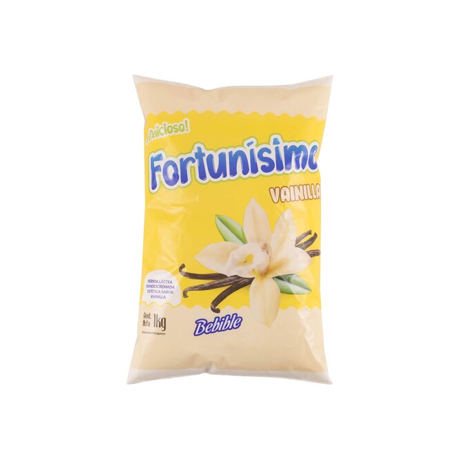 Bebida láctea semidescremada sabor vainilla Fortunísimo 1 litro