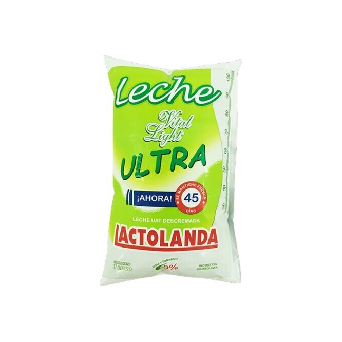 Leche vital light sachet Lactolanda 1 litro