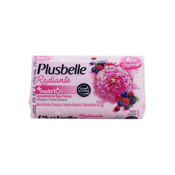 Jabón de tocador fruto silvestre Plusblelle 120 gramos