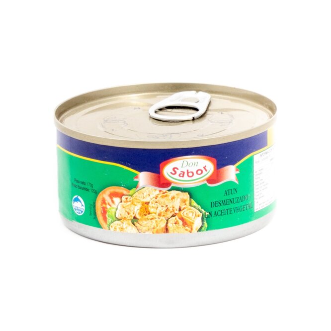 ATUN DON SABOR DESMENZADO EN ACEITE 170G