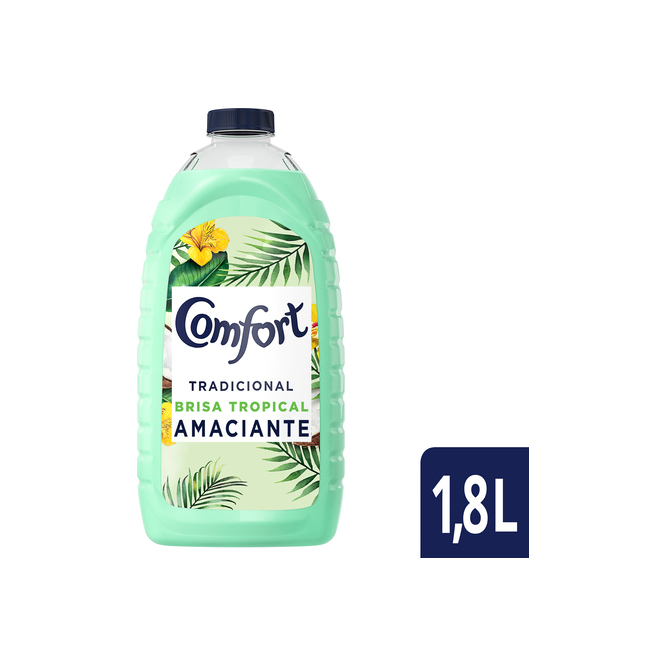 Suavizante Tradicional Brisa Tropical Amaciante Comfort 1,8 L