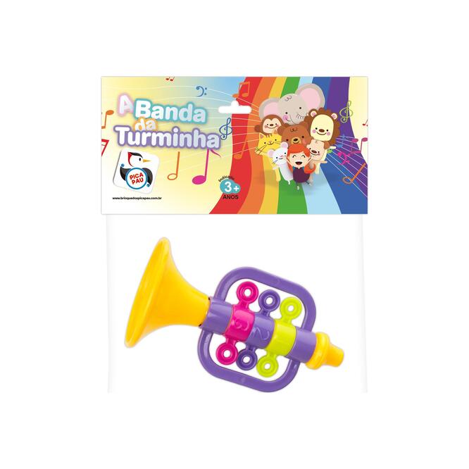 JUGUETE P/BEBE TROMPETA BOLSA PICA PAU R