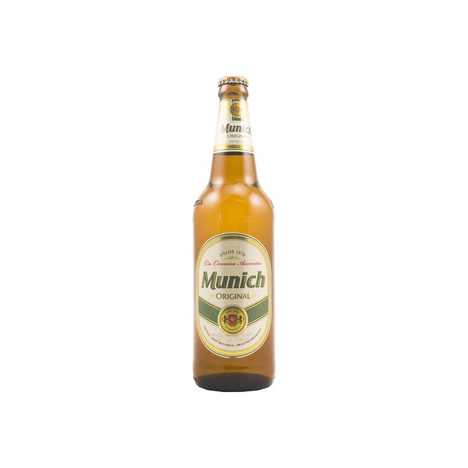 Cerveza original botella descartable Múnich 600 ml