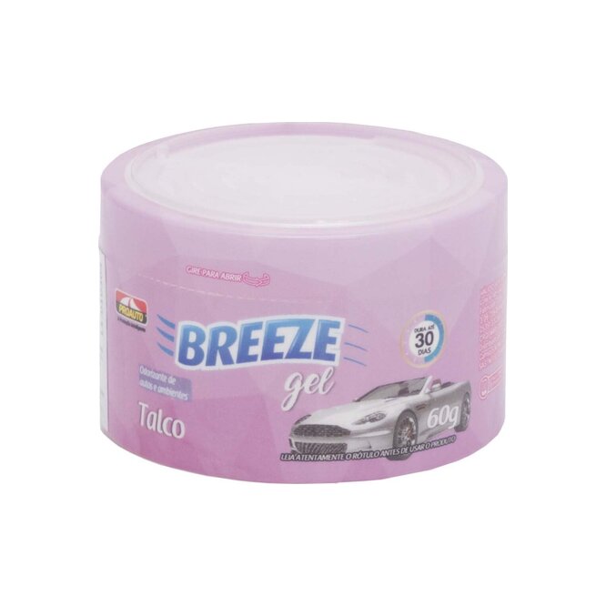 Aromatizante en Gel con aroma Talco Breeze Proauto 60 gramos