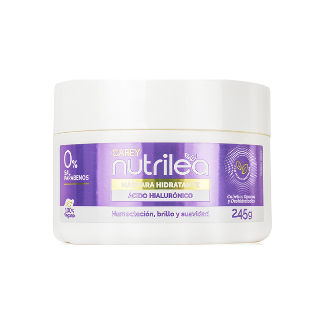 Mascarilla con ácido hialurónico frasco Nutrilea 245 gramos