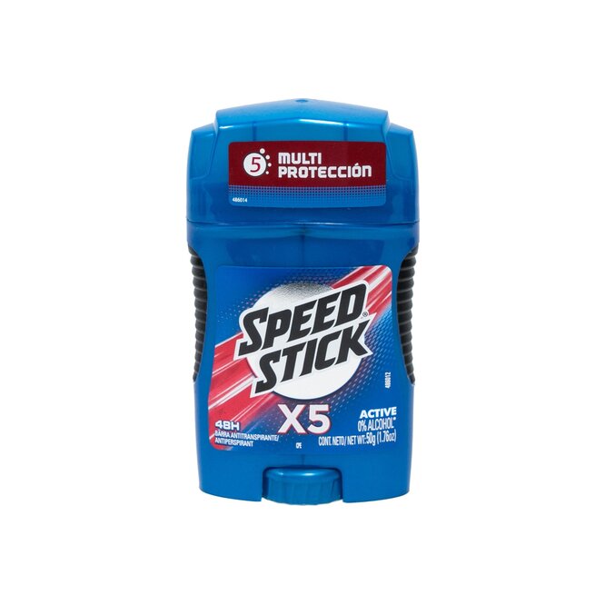Desodorante antitranspirante multiprotector x5 en barra Speed Stick 50 gramos