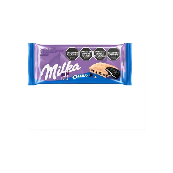 Chocolate Oreo blanco Milka 155 gramos