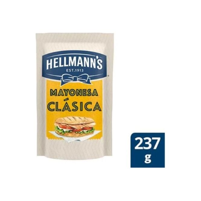 Mayonesa clásica Hellmanns 237 gramos
