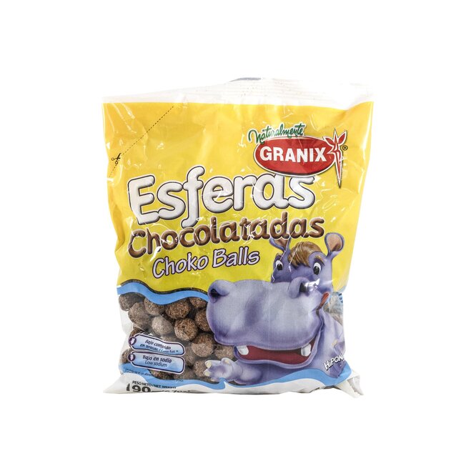 Cereal esferas de chocolate Granix 190 gramos