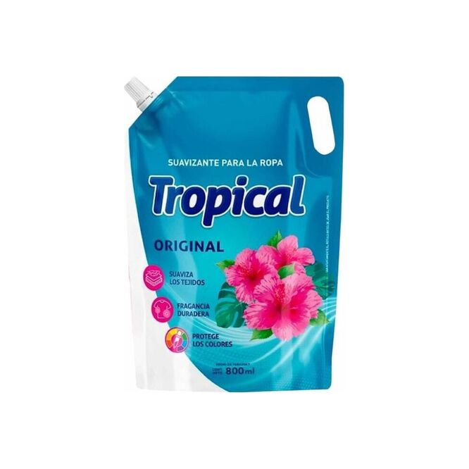Suavizante Tropical botella Cavallaro 800 ml