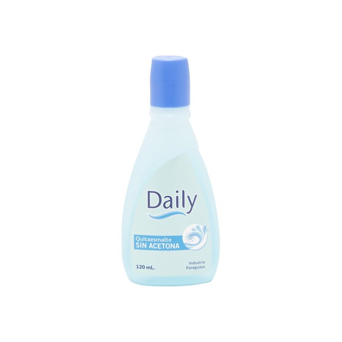 Quita esmalte sin acetona celeste botella Daily 120 ml