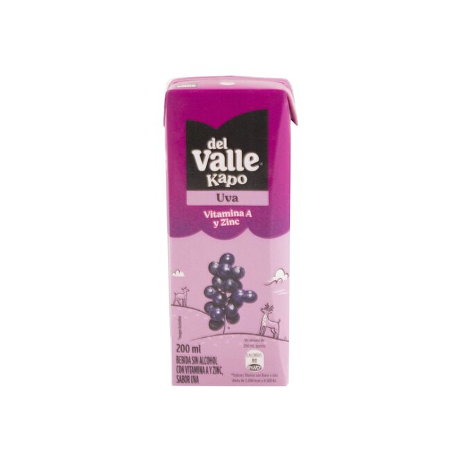 Jugo sabor uva tetra kapo Del Valle 200 ml