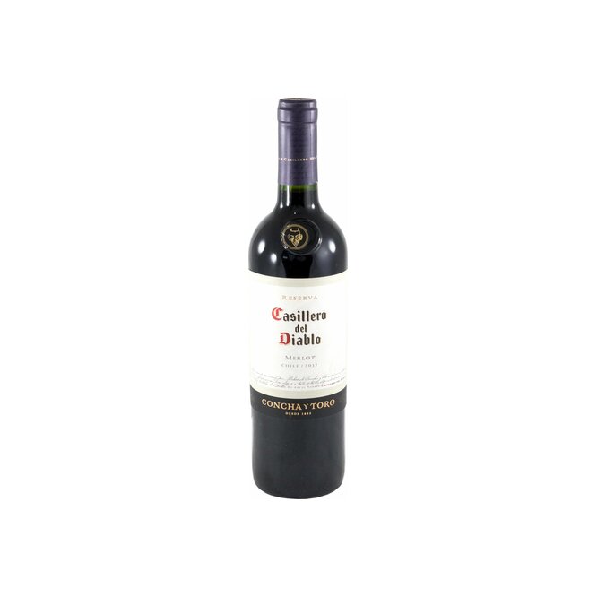 Vino tinto merlot Casillero del Diable Concha y Toro 750 ml
