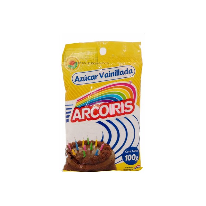 Azúcar avainillada Arcoíris 100 gramos