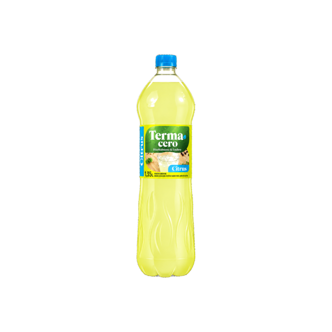 Bebida cero amargo sabor citrus Terma en botella 1,3 litros