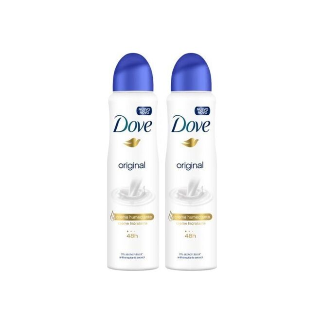 Desodorante original 2 unidades DOVE 150 ml