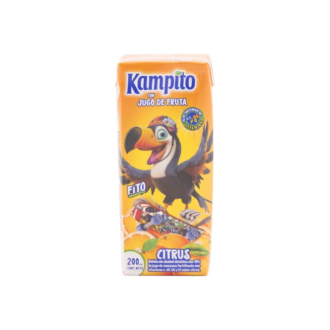Jugo de fruta sabor citrus botella Kampito 200 ml