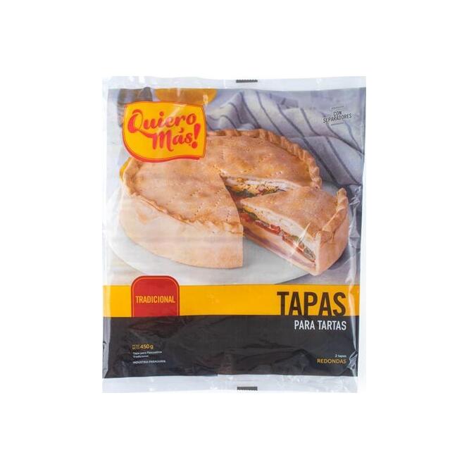 Tapa para pascualina Quiero Más 500 gramos
