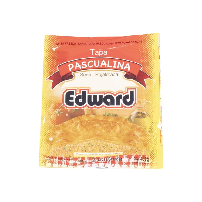 Tapas para pascualina paquete Edward 450 gramos