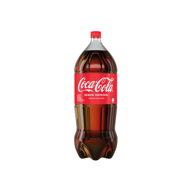 Gaseosa Descartable en botella Coca Cola 3 litros