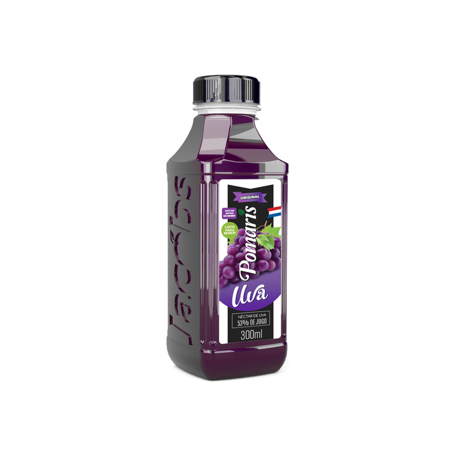 Jugo sabor uva en botella Pomaris 300 ml