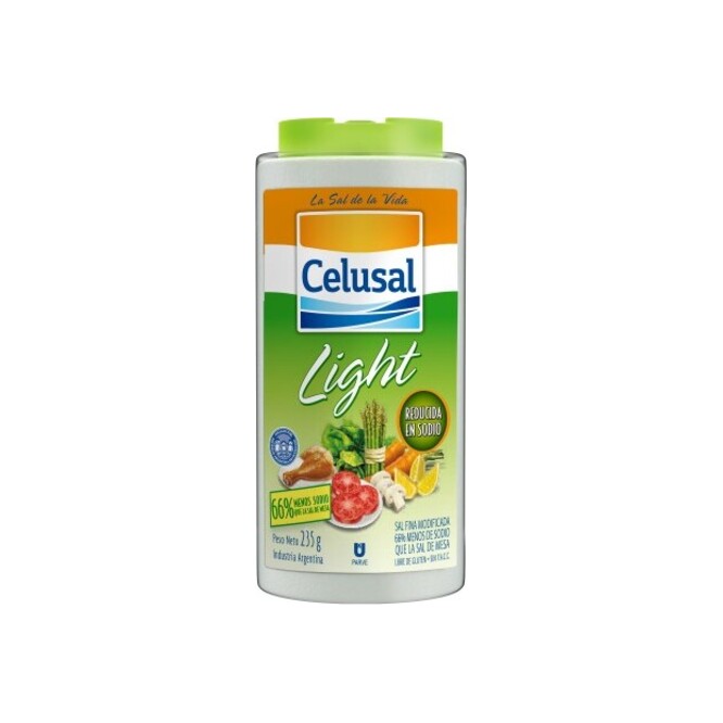 Sal fina light Celusal 235 gramos