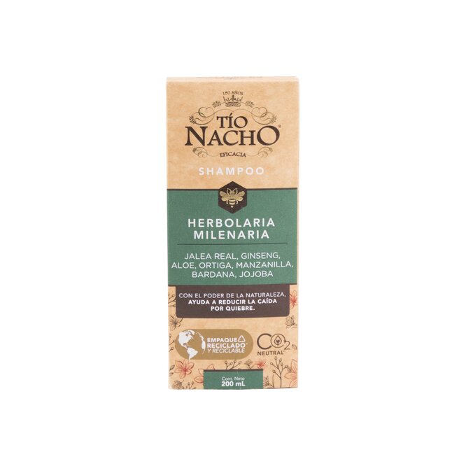 Shampoo Herbolaria Tío Nacho 200 ml