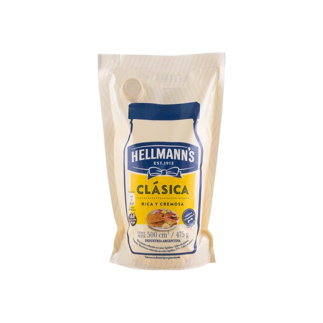 Mayonesa clásica Hellmann's 475 gramos