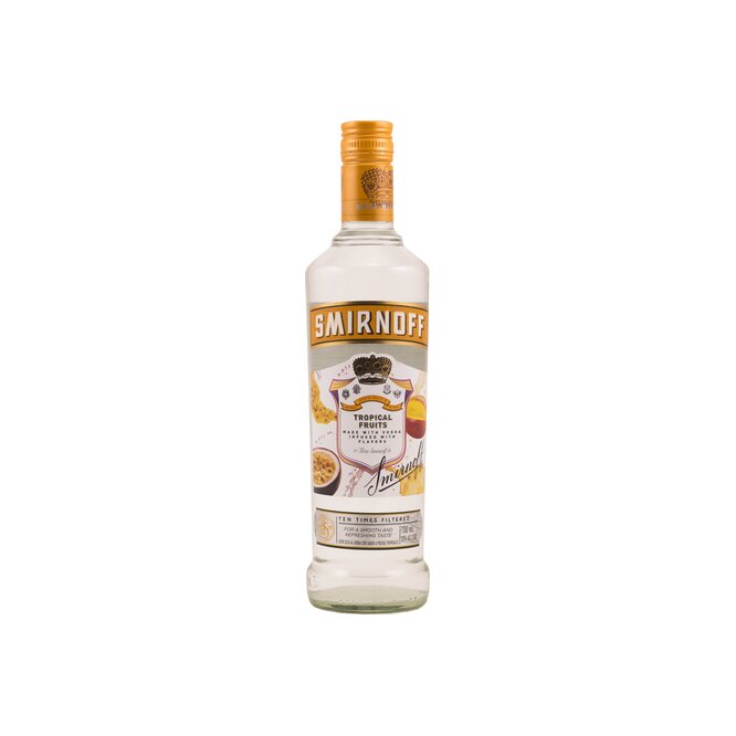 Vodka tropical fruits en botella Smirnoff 700 ml