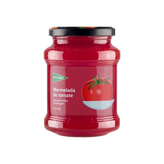 Mermelada de tomate en frasco El Corte Ingles 410 gramos