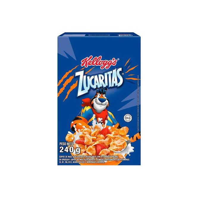 Cereal de maíz azucarado caja Zucaritas 240 gramos