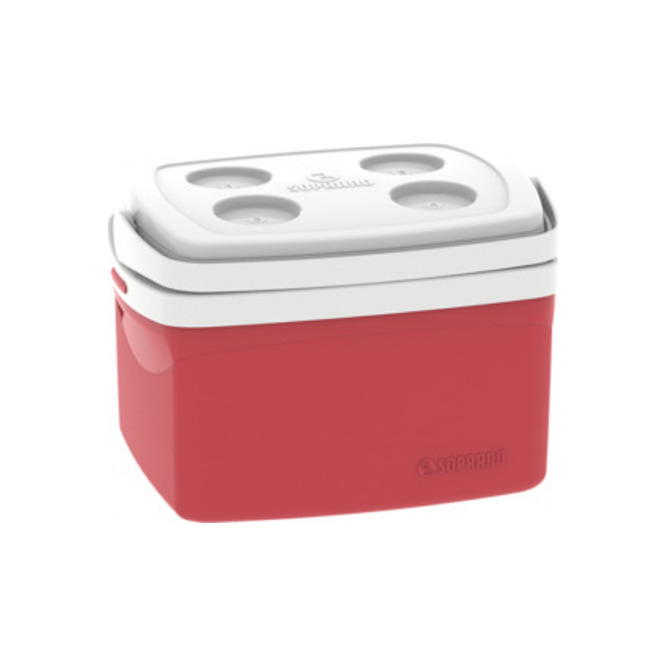 Conservadora tropical color rojo Soprano 12 litros