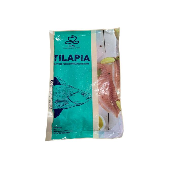 Filet de tilapia congelado OM 500 gramos
