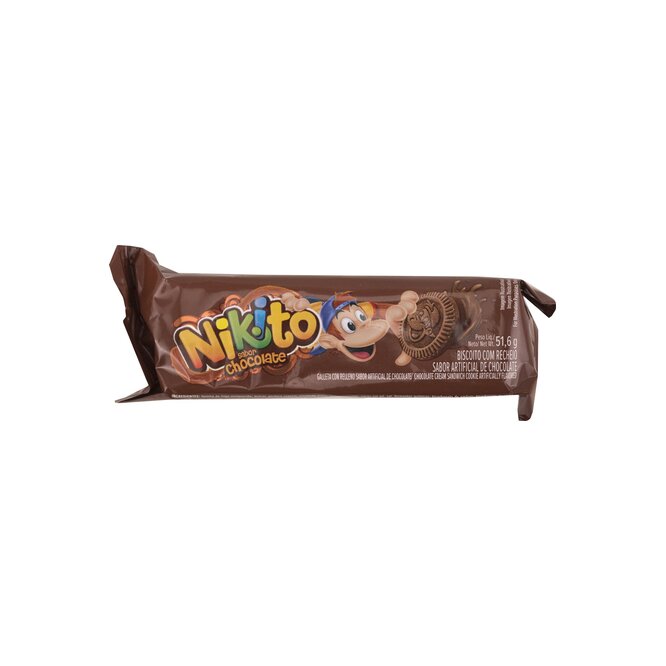 Galletita sabor chocolate Nikito 51 gramos