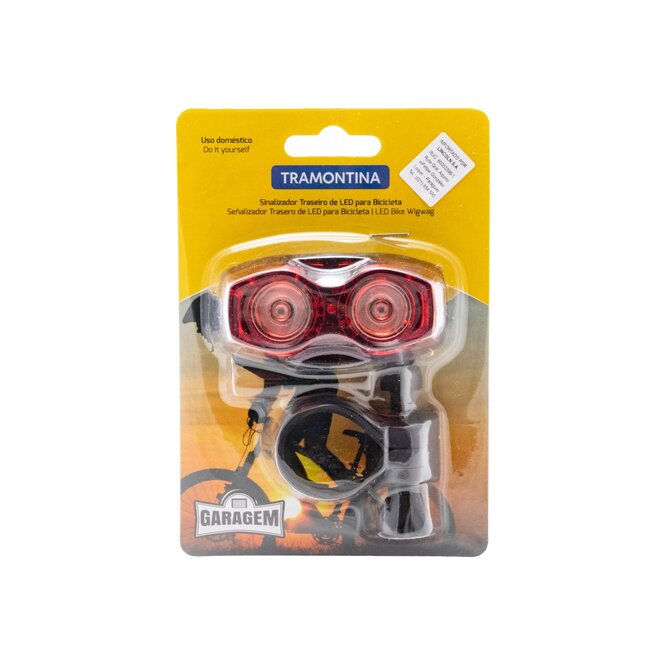 SEÑALIZ. TRASERO LED P/BICI TRAMONTINA