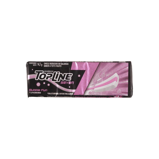 Chicle sabor tutti frutti Topline 14,7 gramos