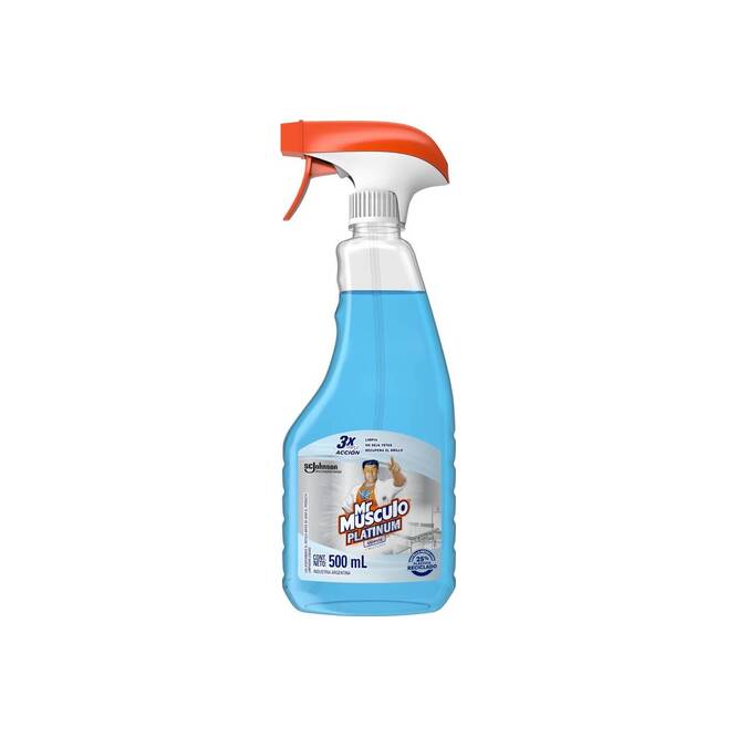 Limpiador para vidrios con gatillo Mr. Musculo 500 ml