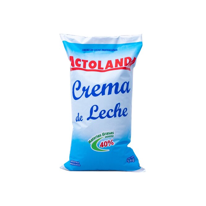 Crema de leche sachet Lactolanda 1 litro