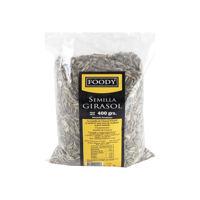 Semillas de girasol Foody 400 gramos
