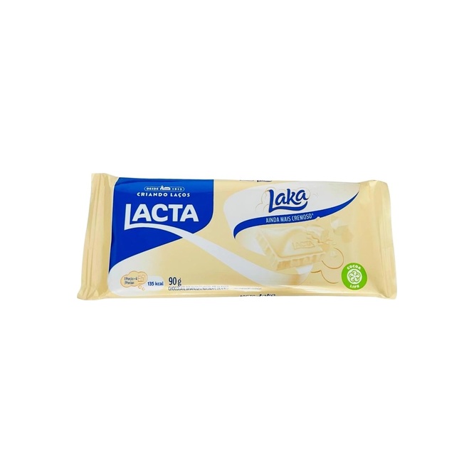 CHOCOLATE TABLE BLANCO LACTA LAKA 80GR