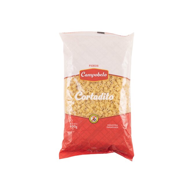 Fideo cortadito paquete Campobello 400 gramos