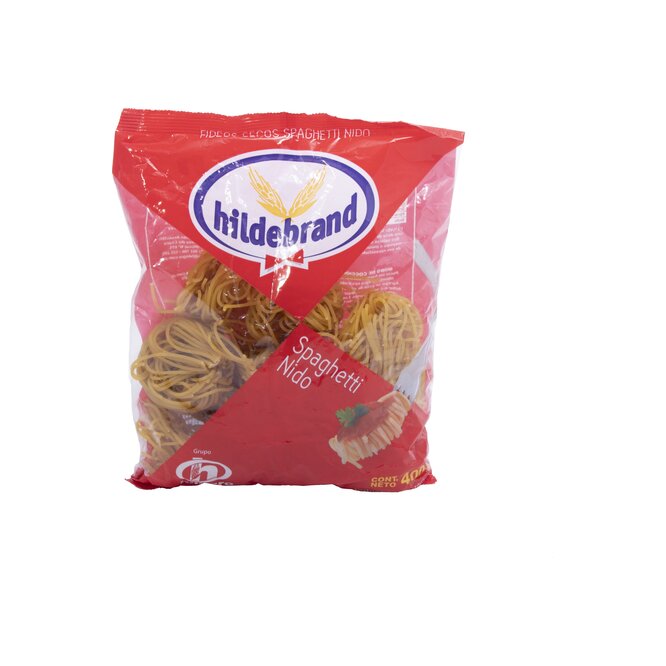 Fideo spaghetti nido paquete Hildebrand 400 gramos
