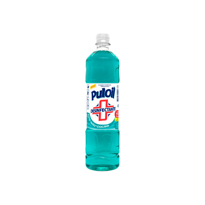 Limpiador desinfectante con aroma fresh botella descartable Puloil 900 ml